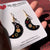 Earrings - Black Mystical Forest Moon Drops