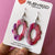 Earrings - Pink Water Colour Mandy Earrings