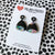 Earrings - Black Magic Medium Triangle Drops