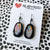 Earrings - Black Magic Statement Oblong Drops