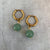 Aventurine Gemstone Earring Charms - Green