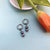 Double Freshwater Pearl Earring Charms - Grey