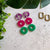 Bella Loop Earring Charms Multipack - Tropical Flowers