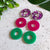 Bella Loop Earring Charms Multipack - Tropical Flowers