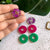 Bella Loop Earring Charms Multipack - Tropical Flowers