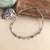 Agate Gemstone Bead Necklace - Grey Slate