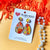 Hand Painted Acrylic Teardrop Earrings on Stud - Autumn Leaves