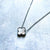 Clover Pendant with Chain - Silver