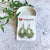 Acrylic Teardrop Cutout Earrings with French Hook - Soft Green