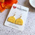 Sunny Days - Handmade Sunrise Earrings on French Hooks - Yellow