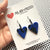 Earrings - Blue Pop Art 04