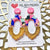 Earrings - Tropical Oasis Exotic Arch Drops 1