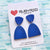 Earrings - Classic Blue Medium Statement Drops