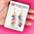 Earrings - My Dopamine Fix  Multi Heart Drops on Gold French Hooks