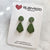 Earrings - Olive & Milk Small Romantic Drops